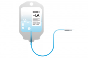 IV Therapy Bag Vector Image